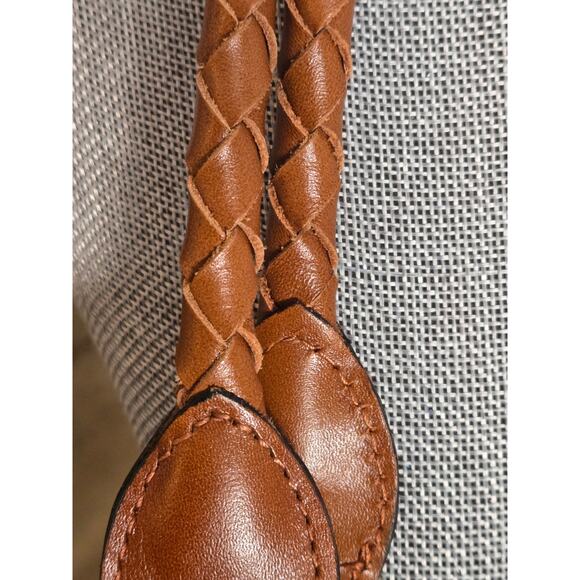 $269 Patricia Nash Rena Floral Leather Tote Summer Drawing fall colors brown - Picture 5 of 10